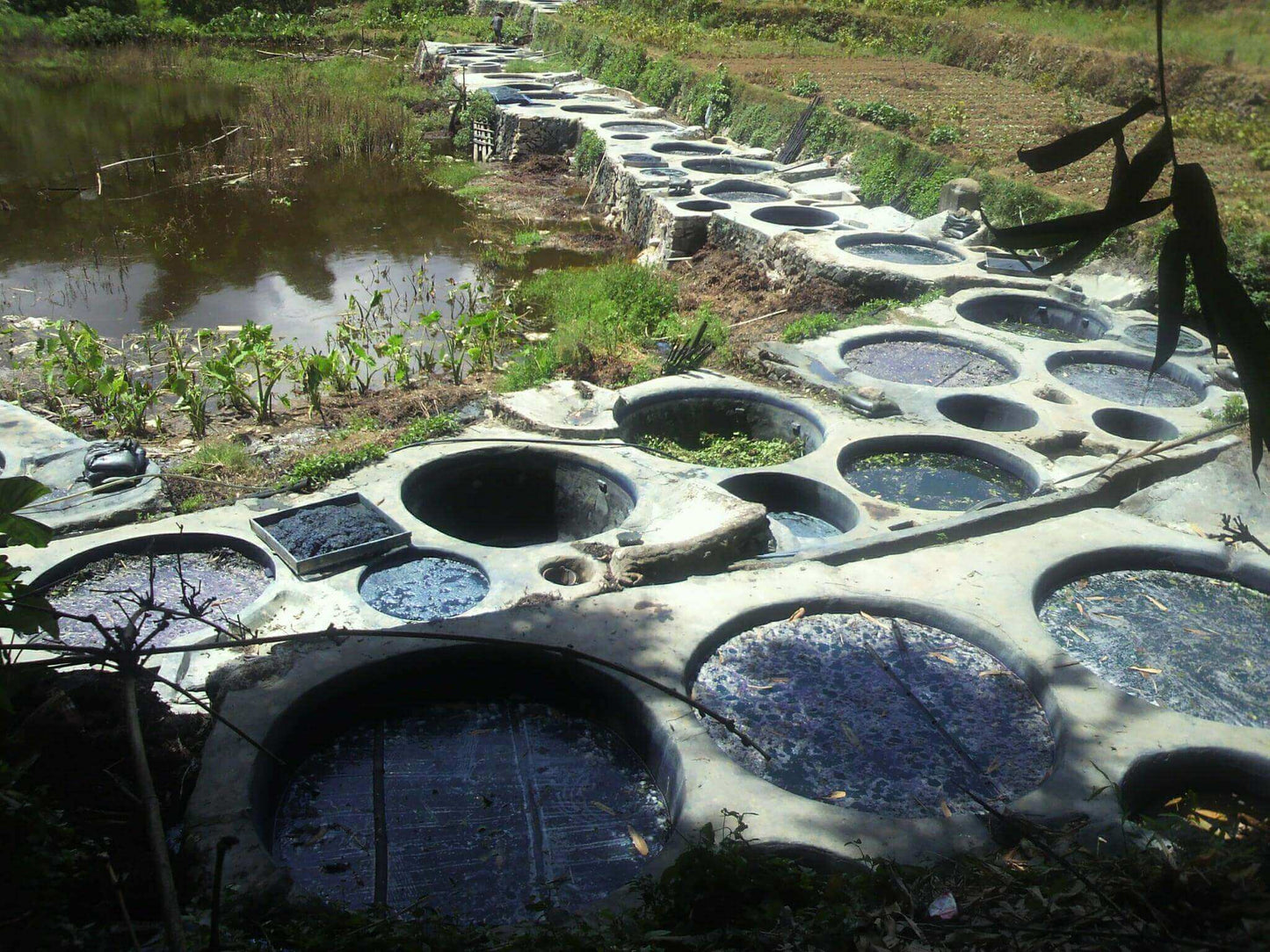 series of pot for extracting indigo naturalis, qing da